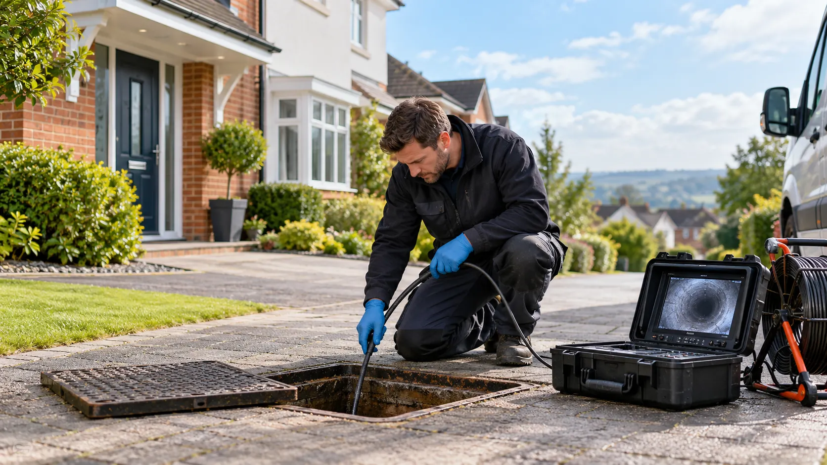 Drainage inspection in wet weather